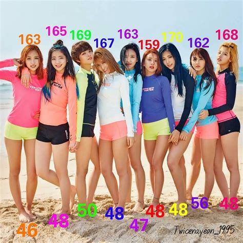 twice height weight|twice members height and weight.